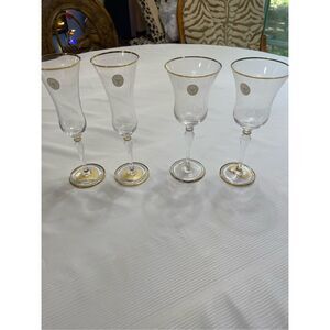 Dior | Dining | Lot Of 4 Christian Dior Drinking Glasses | Poshmark